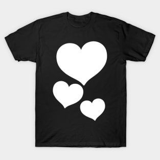 White Hearts T-Shirt